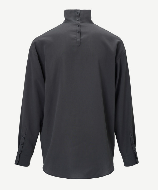 HIGH NECK SHIRT 詳細画像 GRAY 3
