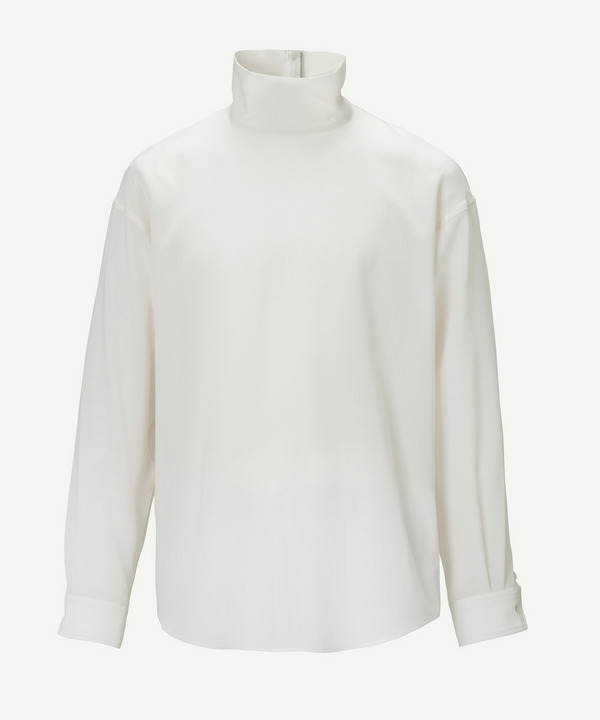 HIGH NECK SHIRT 詳細画像 GRAY 4