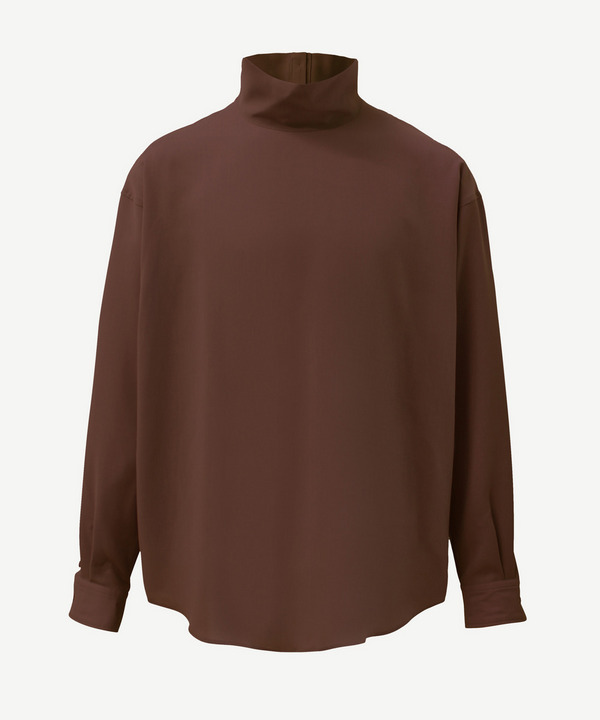 HIGH NECK SHIRT 詳細画像 GRAY 6