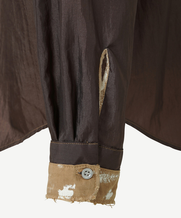 OPEN COLLAR SHIRT 詳細画像 BROWN 2