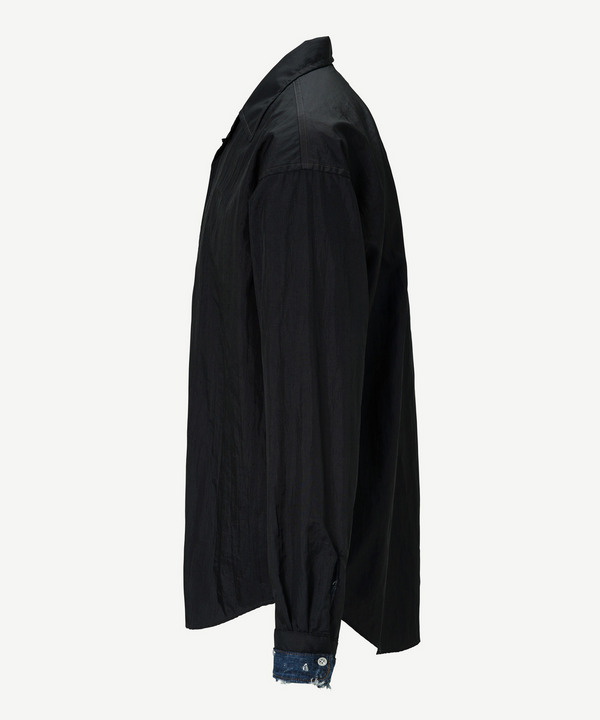 OPEN COLLAR SHIRT 詳細画像 BLACK 2