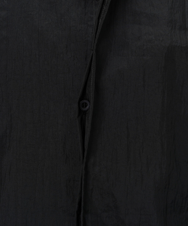 OPEN COLLAR SHIRT 詳細画像 BLACK 5