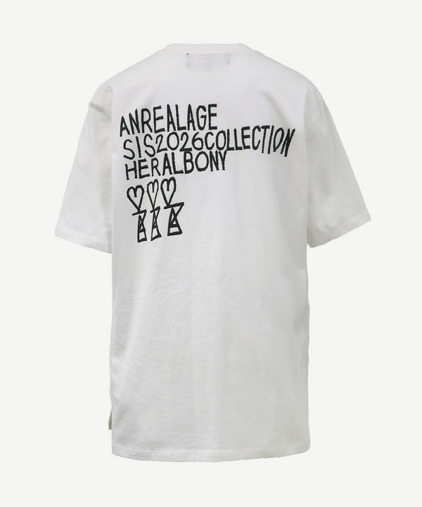 ANREALAGE&times;HERALBONY T-SHIRT 詳細画像 WHITE 3