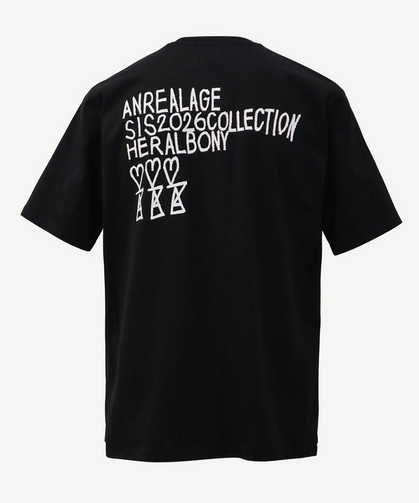 ANREALAGE&times;HERALBONY T-SHIRT 詳細画像 BLACK 2