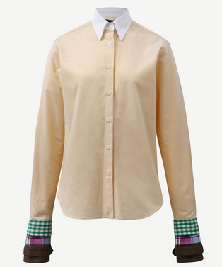 CONTRAST COLLAR SHIRT