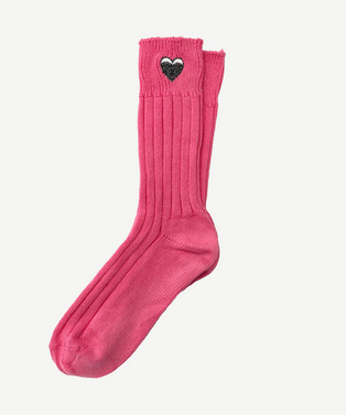 ICONIC HEART RIB SOCKS 詳細画像