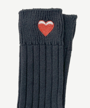 ICONIC HEART RIB SOCKS 詳細画像
