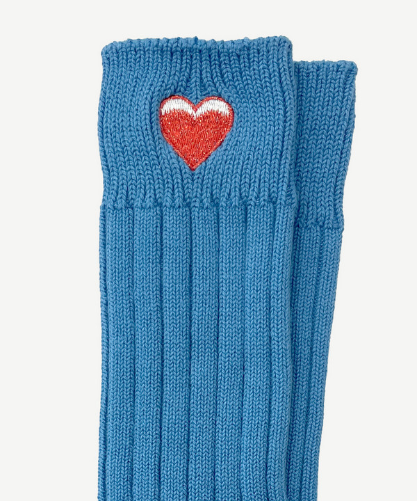 ICONIC HEART RIB SOCKS 詳細画像 WHITE 9