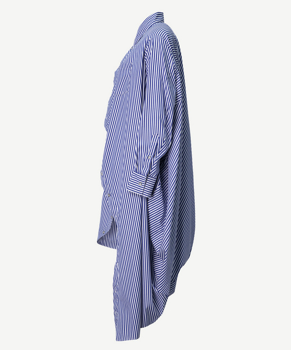 BALL SHIRT ONE PIECE(STRIPE) 詳細画像 BLACK&times;WHITE 3