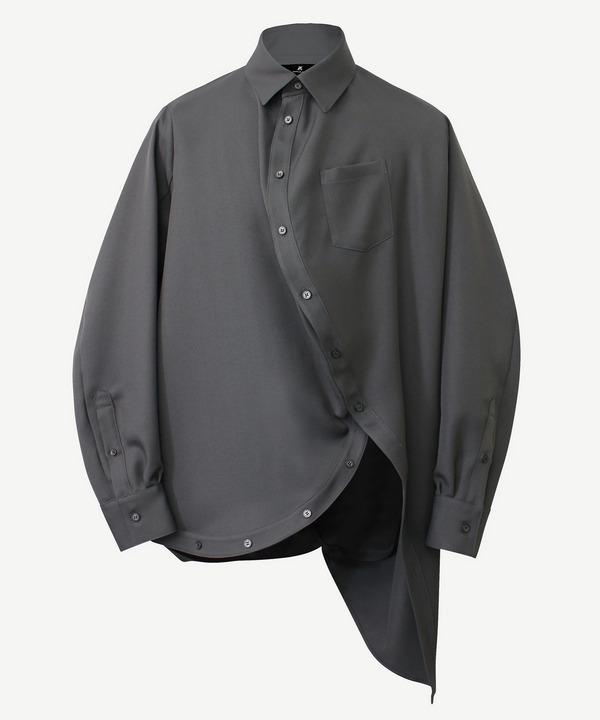 BALL POLYESTER SHIRT 詳細画像 BLACK 7