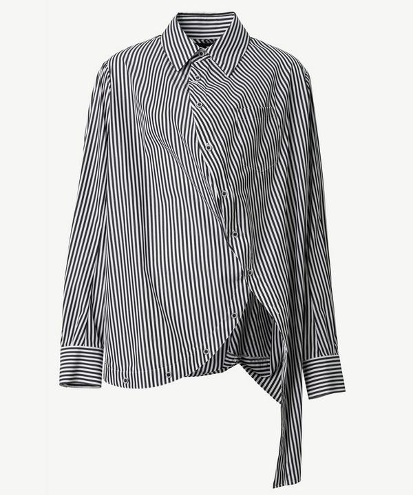 BALL STRIPE SHIRT 詳細画像 BLACK&times;WHITE 1