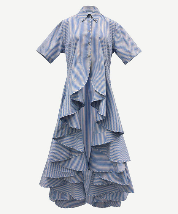 RUFFLED SHIRT DRESS 詳細画像 SAXE 1