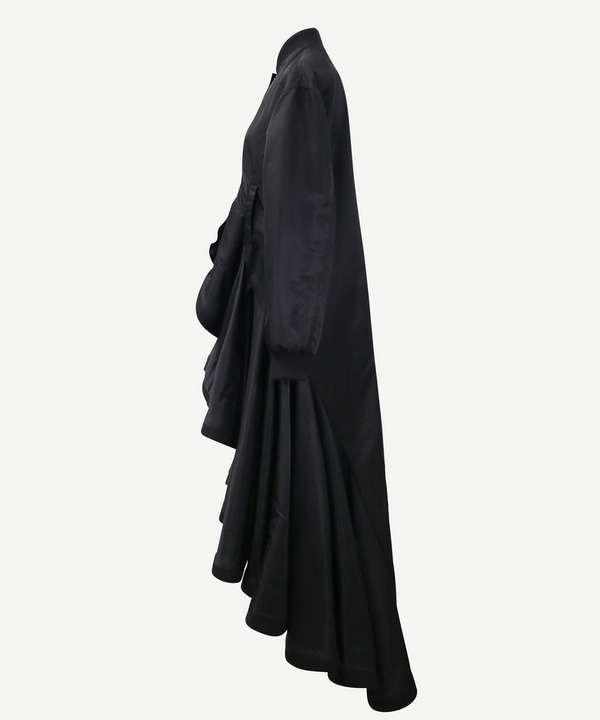 RUFFLED JACKET DRESS 詳細画像 BLACK 2