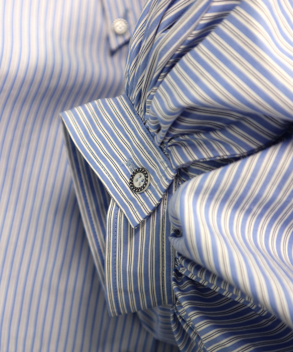 VOLUME POWER SLEEVE CROPPED SHIRT 詳細画像 YELLOW 5