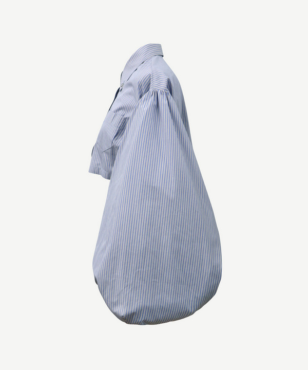 VOLUME POWER SLEEVE CROPPED SHIRT 詳細画像 SAXE 2