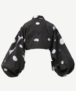 ANREALAGE&times;HERALBONY POWER SLEEVE CROPPED SHIRT 詳細画像