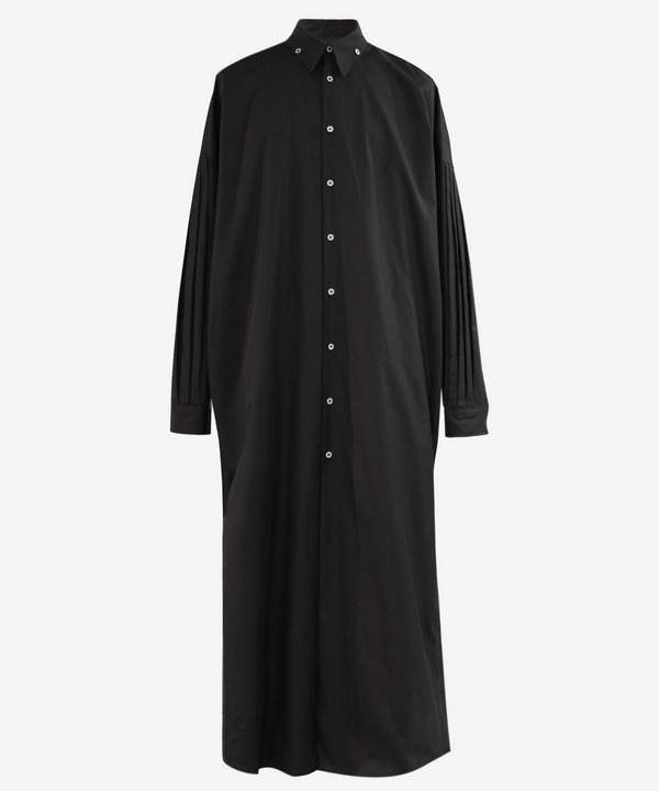 RUFFLED SHIRT COAT 詳細画像 BLACK 1