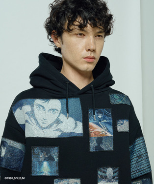 GITS SCENE PATCHWORK HOODIE 詳細画像