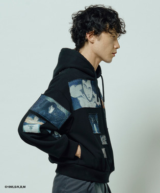 GITS SCENE PATCHWORK HOODIE 詳細画像