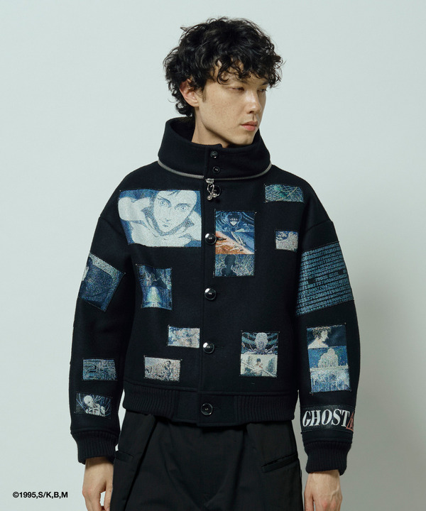 GITS SCENE PATCHWORK BLOUSON 詳細画像 BLACK&times;WHITE 14