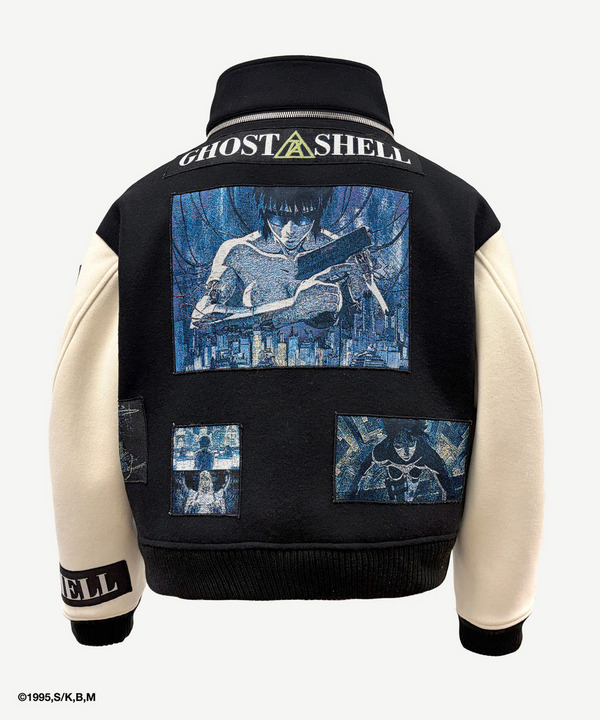 GITS SCENE PATCHWORK BLOUSON 詳細画像 BLACK&times;WHITE 3