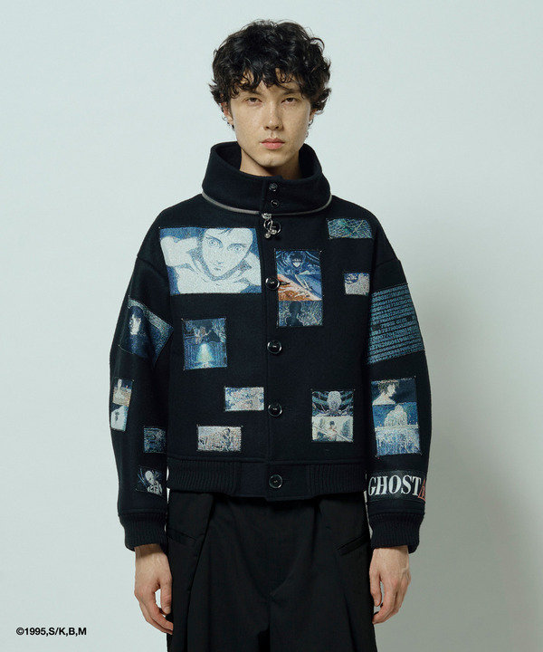 GITS SCENE PATCHWORK BLOUSON 詳細画像 BLACK&times;BLACK 10