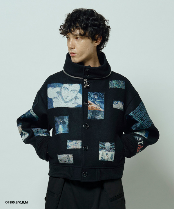 GITS SCENE PATCHWORK BLOUSON 詳細画像 BLACK&times;BLACK 11