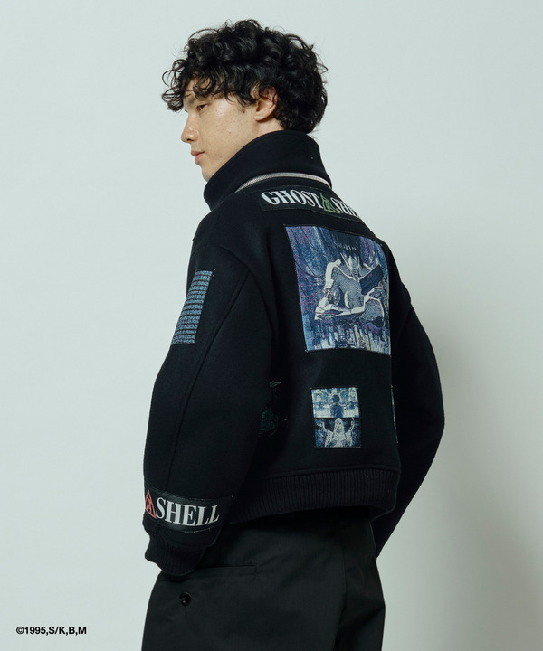 GITS SCENE PATCHWORK BLOUSON 詳細画像 BLACK&times;BLACK 12
