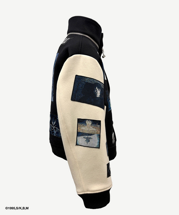 GITS SCENE PATCHWORK BLOUSON 詳細画像 BLACK&times;BLACK 6