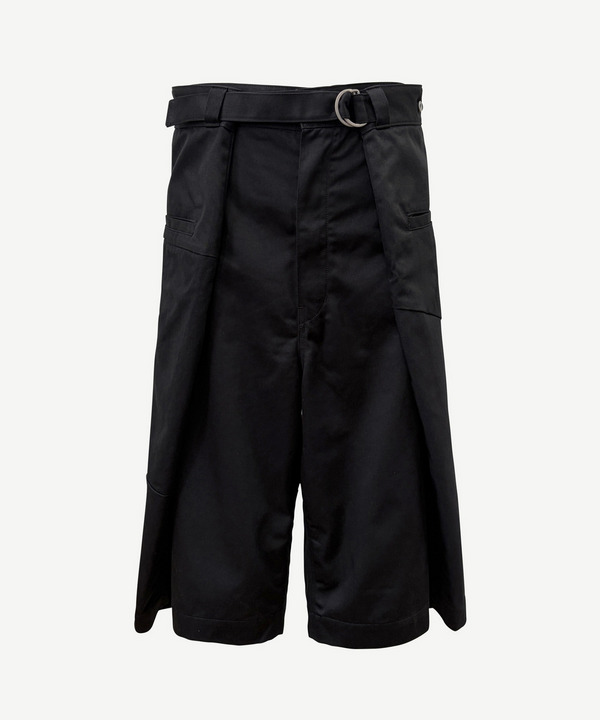 WRAP PATCHWORK CHINO SHORTS 詳細画像 BLACK 1