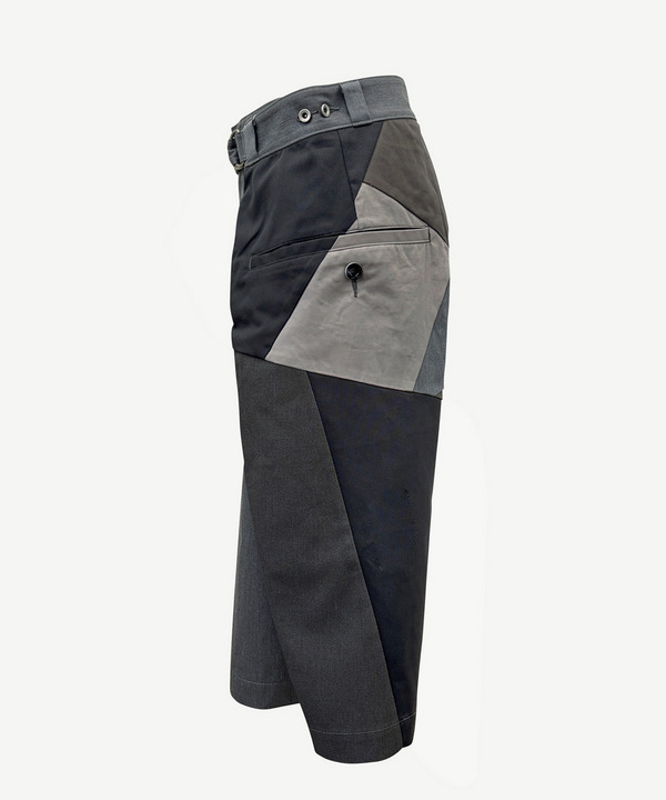 WRAP PATCHWORK CHINO SHORTS 詳細画像 BLACK 10