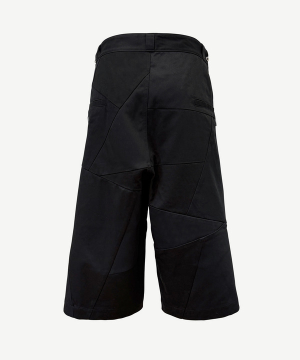 WRAP PATCHWORK CHINO SHORTS 詳細画像 BLACK 3