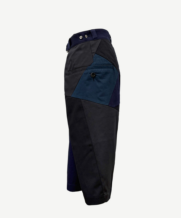WRAP PATCHWORK CHINO SHORTS 詳細画像 BLACK 8