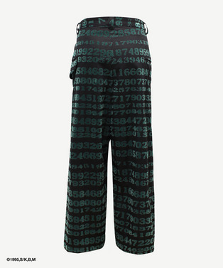 GITS DIGITAL CODE WRAP PANTS 詳細画像