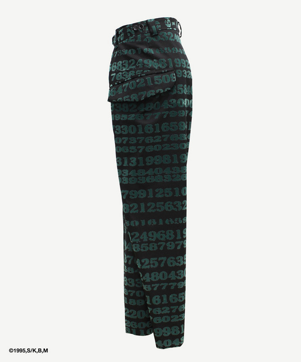 GITS DIGITAL CODE WRAP PANTS 詳細画像 BLACK 2