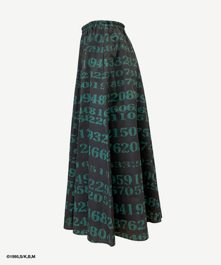 GITS DIGITAL CODE FLARE SKIRT 詳細画像