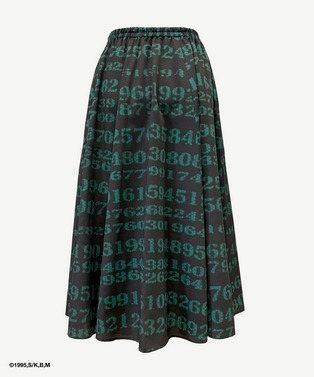 GITS DIGITAL CODE FLARE SKIRT 詳細画像
