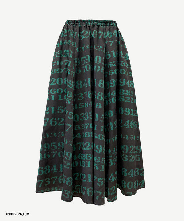 GITS DIGITAL CODE FLARE SKIRT 詳細画像 BLACK 1