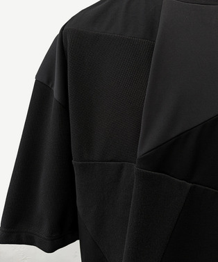 PANEL PATCHWORK OVER SIZE TEE 詳細画像