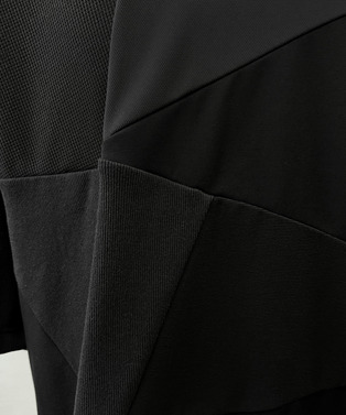 PANEL PATCHWORK OVER SIZE TEE 詳細画像