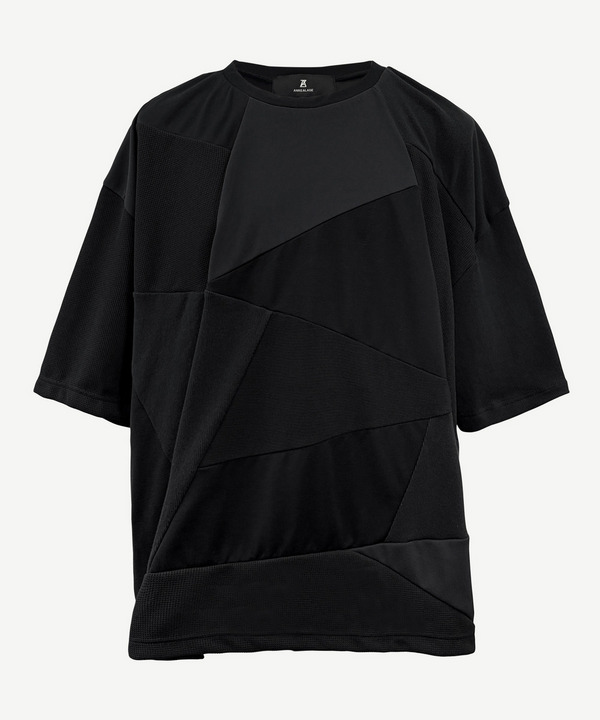 PANEL PATCHWORK OVER SIZE TEE 詳細画像 BLACK 1