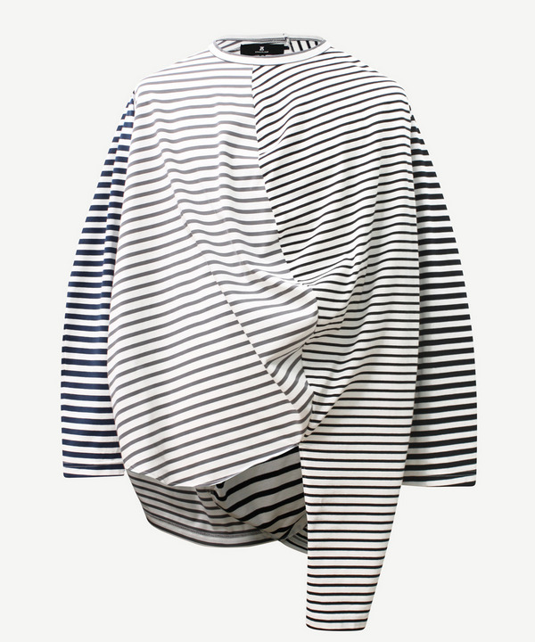 BALL MULTI BORDER LONG TEE 詳細画像 MONOCHROME 1