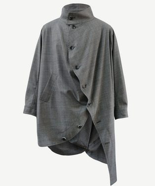 BALL STAND COLLAR COAT