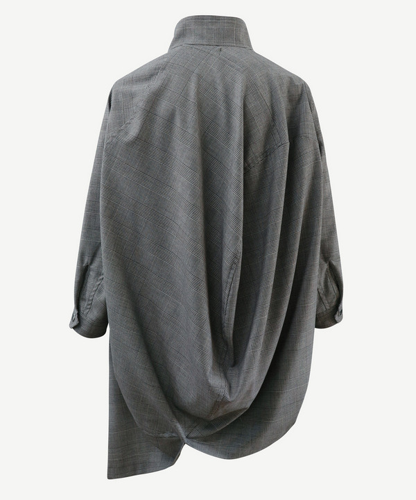 BALL STAND COLLAR COAT 詳細画像 BLACK 7
