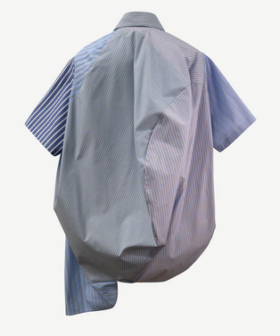 BALL MULTI PATTERN HALF SLEEVE STRIPE SHIRT 詳細画像