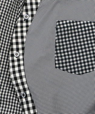 BALL MULTI PATTERN HALF SLEEVE CHECK SHIRT 詳細画像