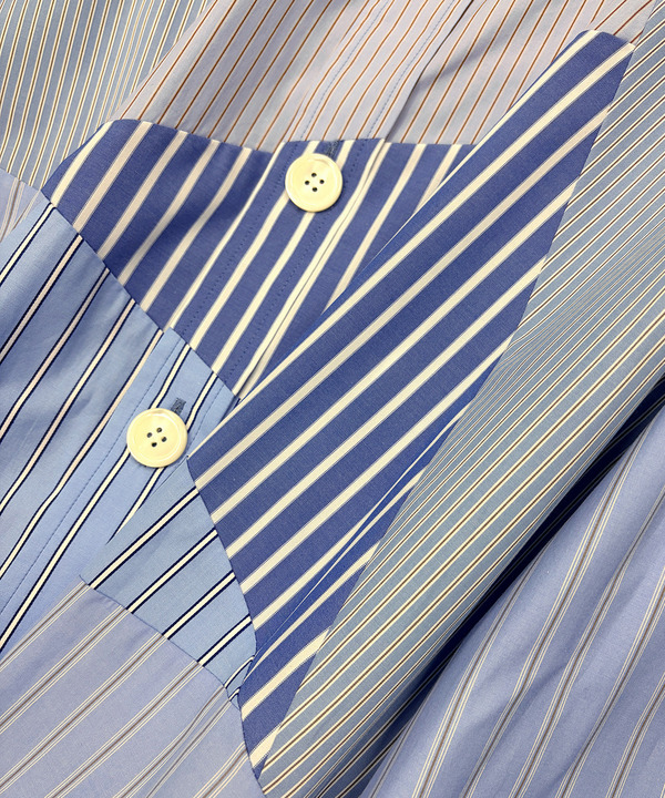 ZOOM PATCHWORK SHIRT 詳細画像 L.BLUE 3