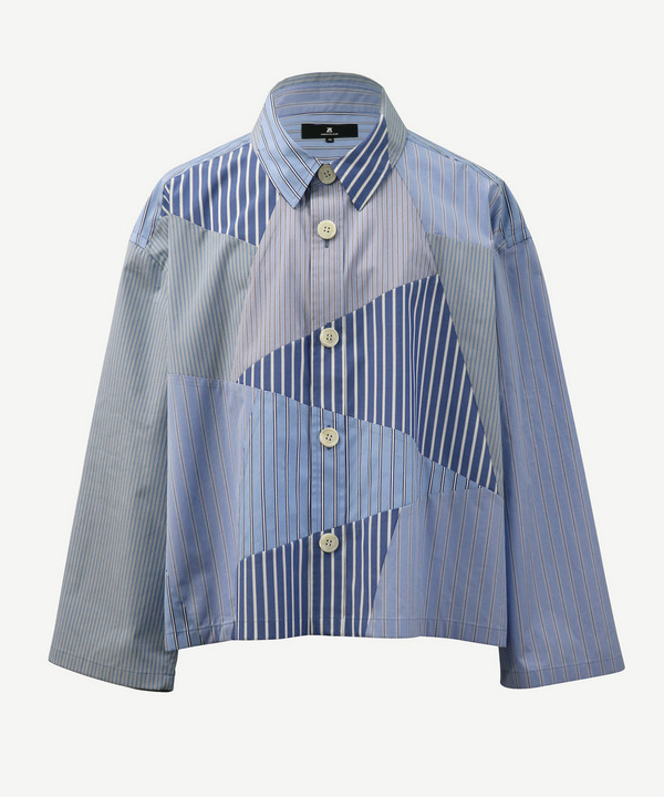 ZOOM PATCHWORK SHIRT 詳細画像 BLACK 4