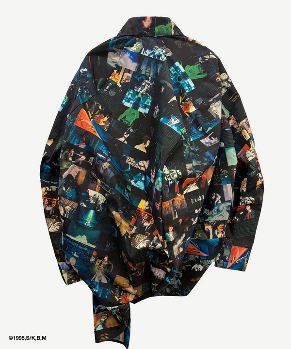 GITS SCENE MONTAGE BALL SHIRT 詳細画像 BLACK 2