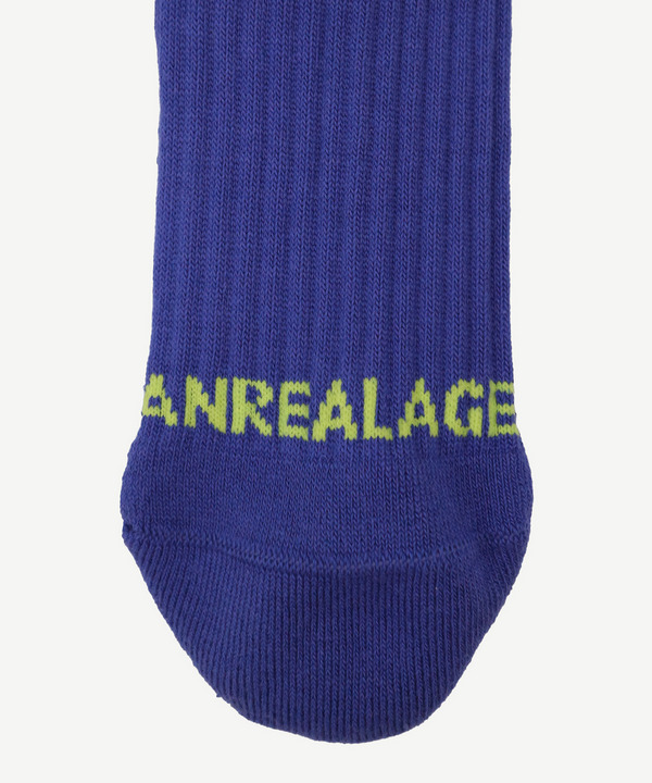 PATCHWORK JACQUARD LONG SOCKS 詳細画像 YELLOW 4